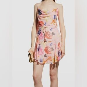 NWT MILLY Pink Starfish Print Dress